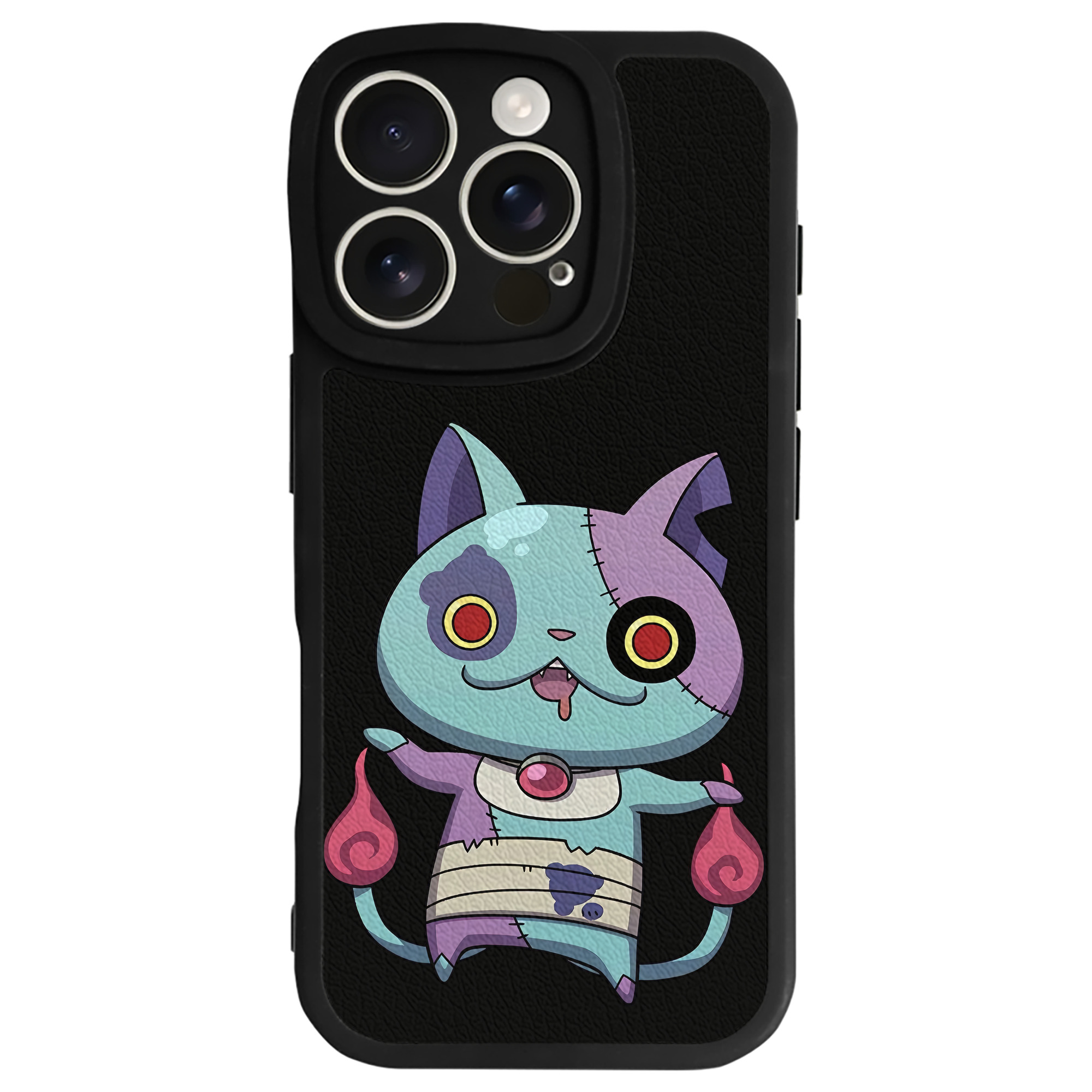 （画像用） 妖怪ウォッチ Yo-kai Watch 【iPhone 16シリーズ対応】シリコンスマホケース（レザー調） 材質：シリコン